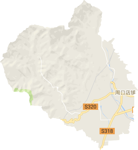 周口店地区办事处电子地图