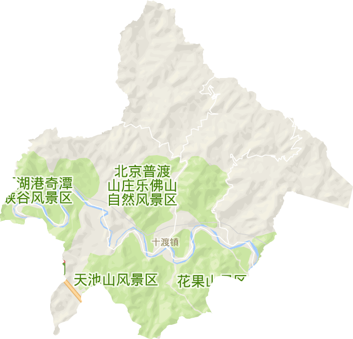 十渡镇电子地图