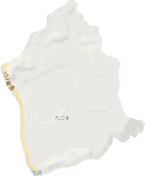 九口乡电子地图