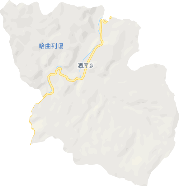 洒库乡电子地图