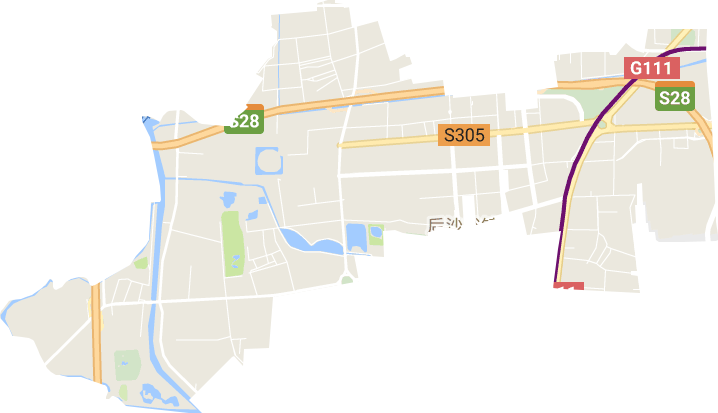 后沙峪地区办事处电子地图