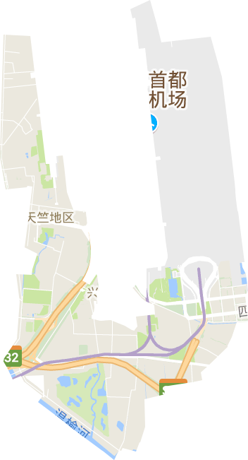天竺地区办事处电子地图