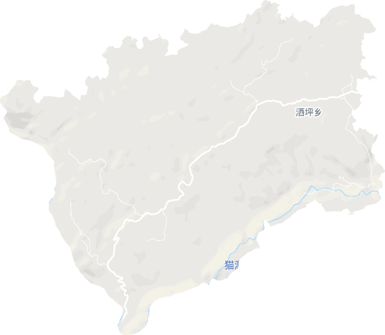 洒坪镇电子地图