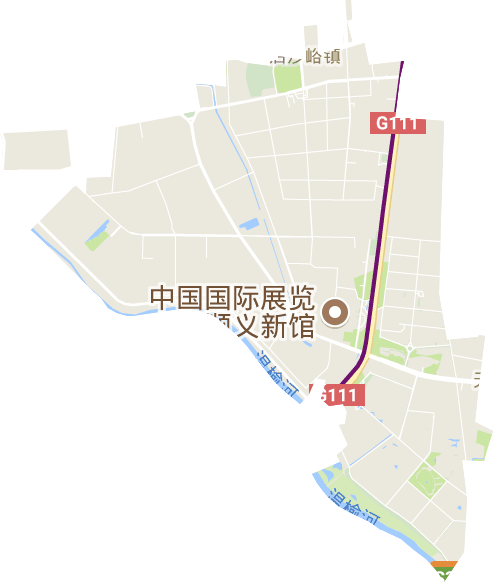 空港街道电子地图