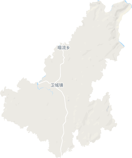 卫城镇电子地图