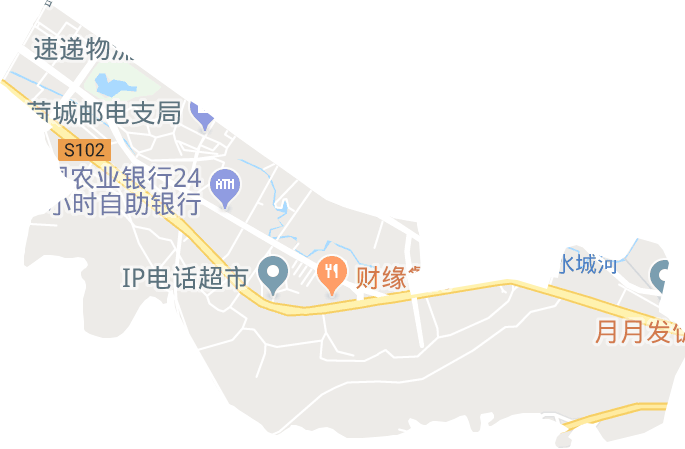 荷城街道电子地图