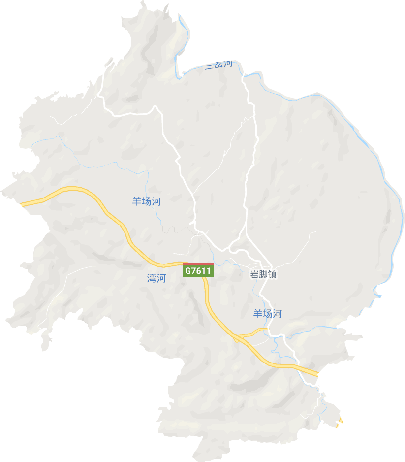 岩脚镇电子地图