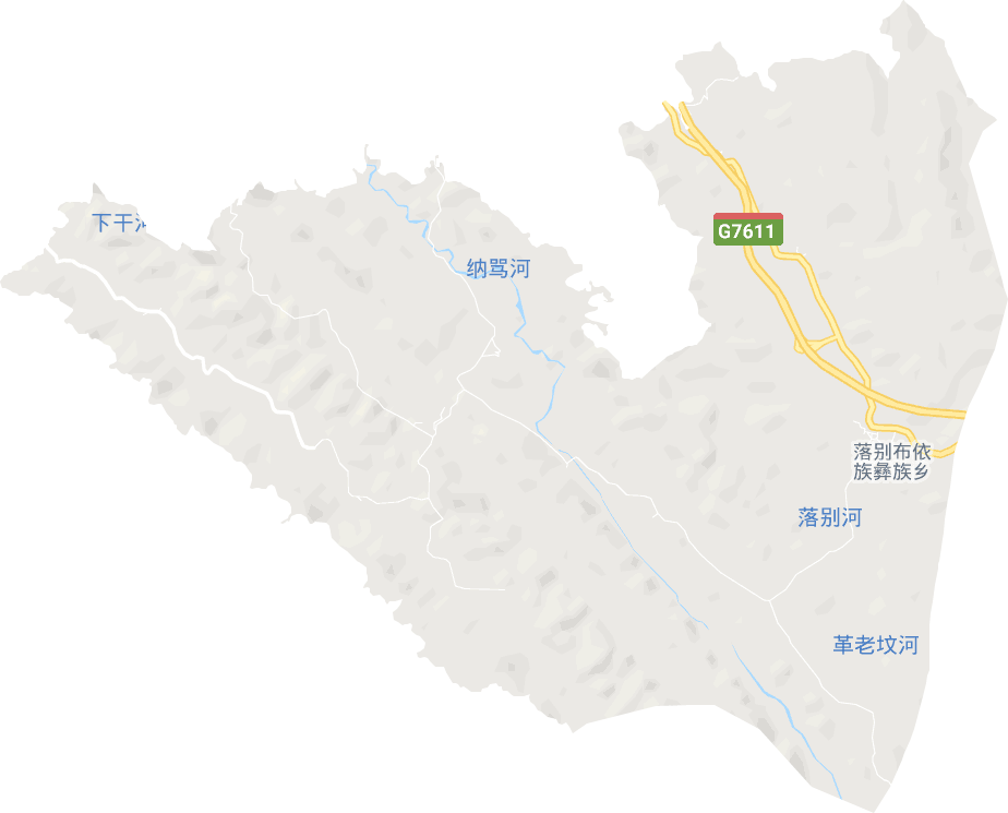 落别布依族彝族乡电子地图