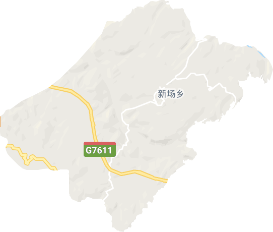 新场乡电子地图
