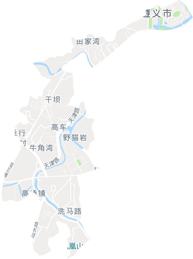 洗马路街道电子地图