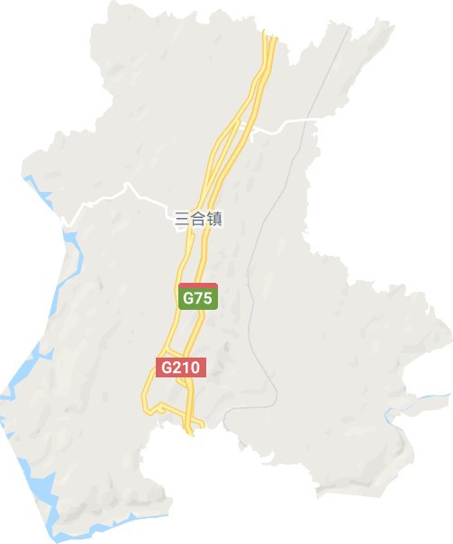 三合镇电子地图