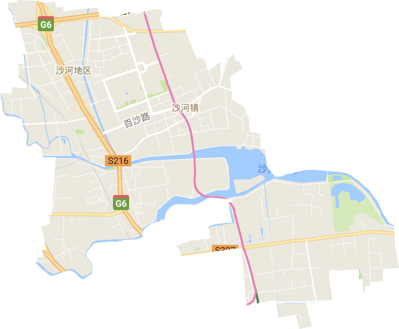 沙河地区办事处电子地图