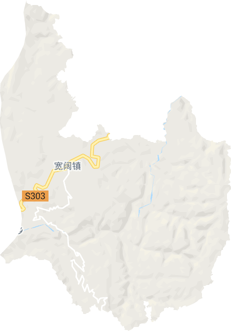 宽阔镇电子地图