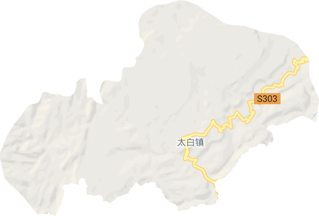 太白镇电子地图