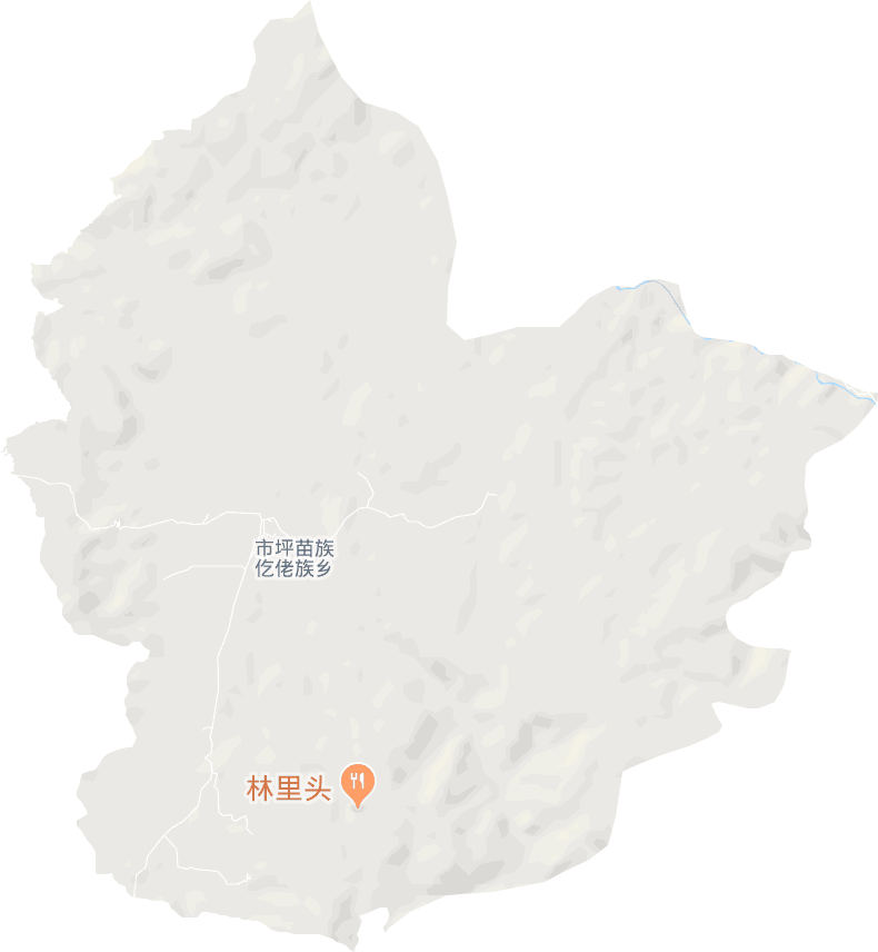 市坪苗族仡佬族乡电子地图