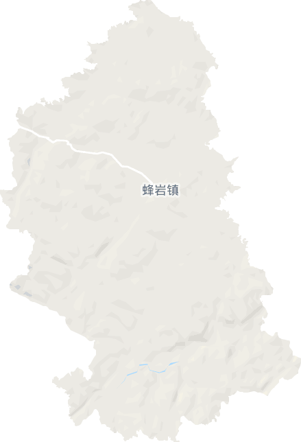 蜂岩镇电子地图