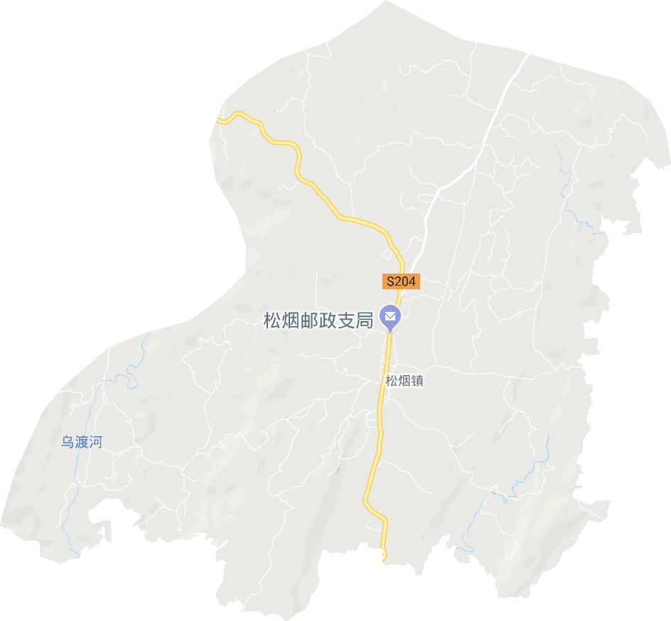 松烟镇电子地图