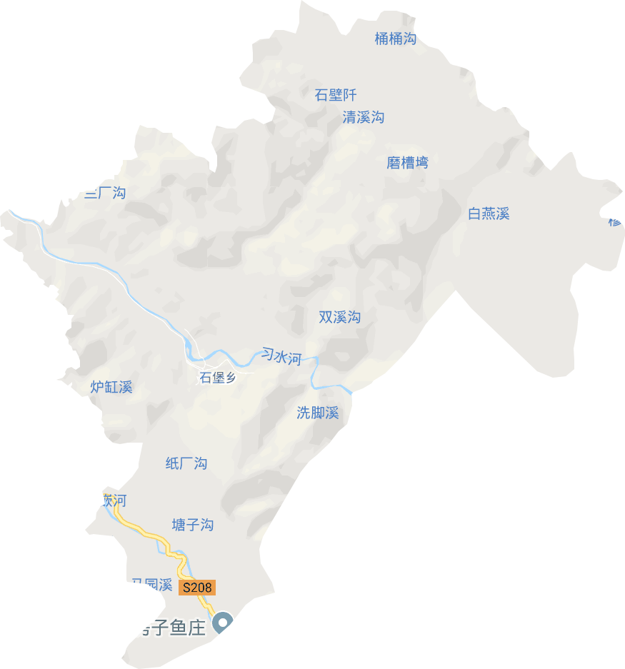 石堡乡电子地图