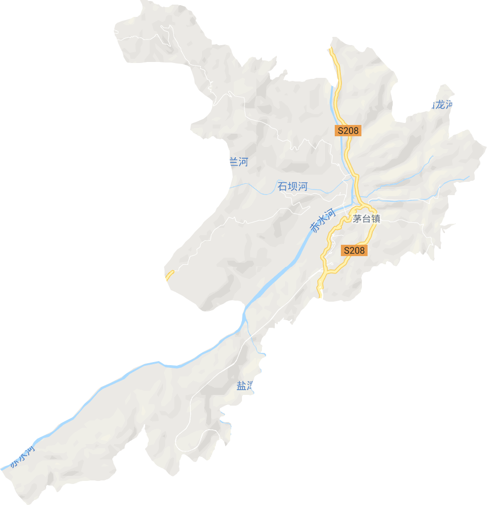 茅台镇电子地图