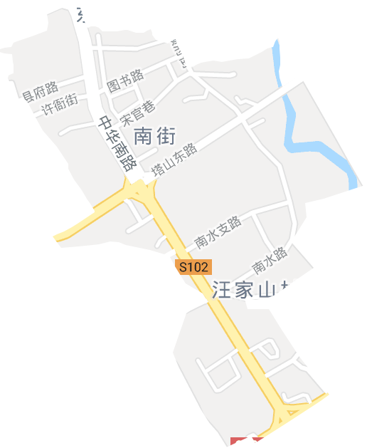 南街街道电子地图