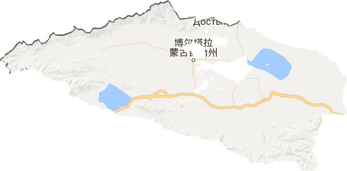 博尔塔拉州电子地图