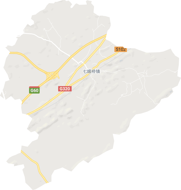 七眼桥镇电子地图