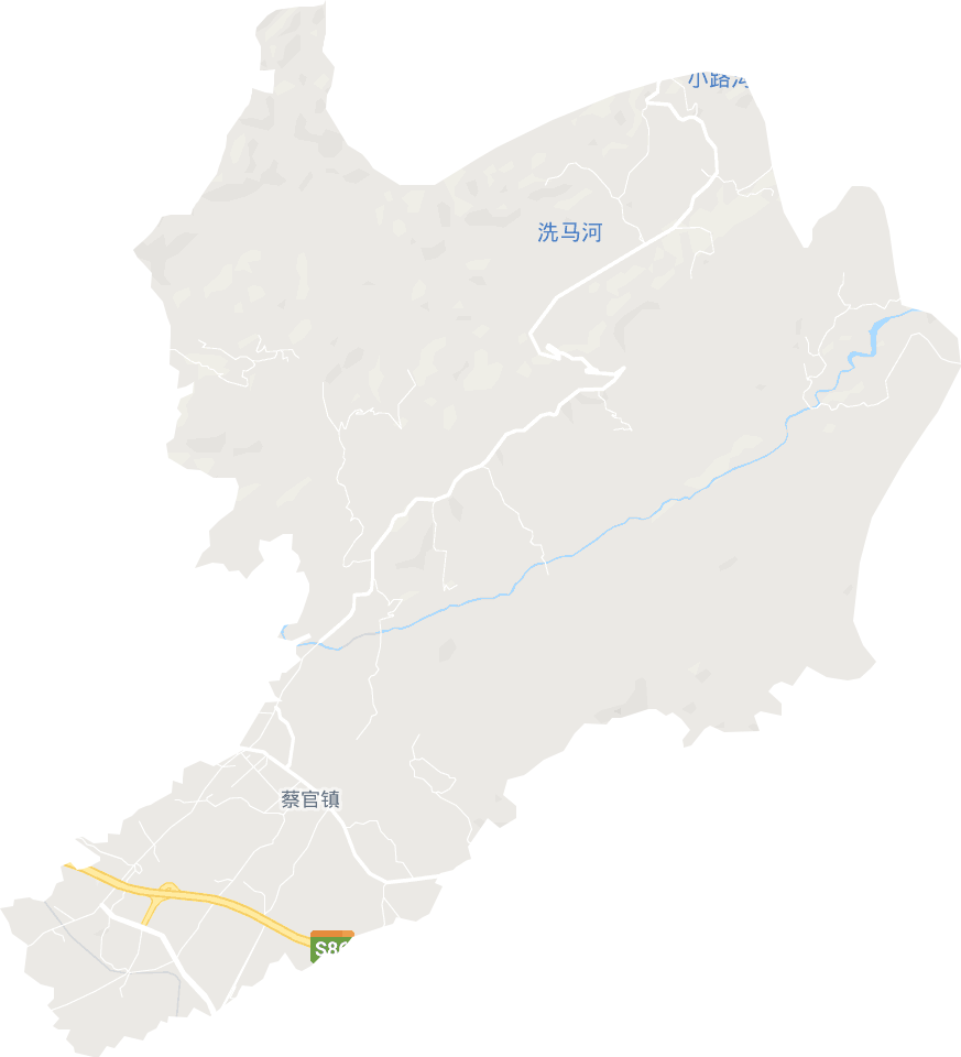 蔡官镇电子地图