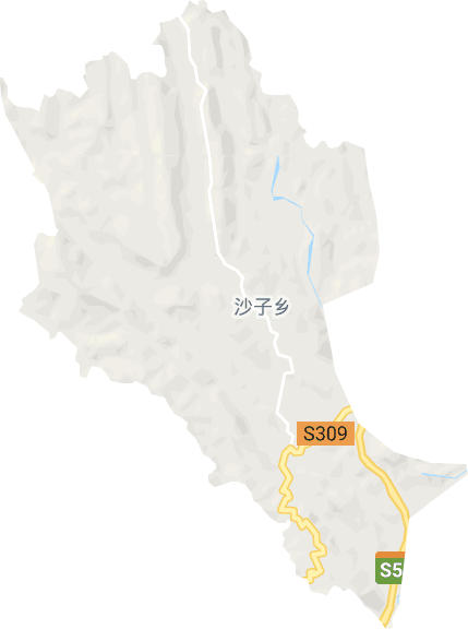 沙子乡电子地图