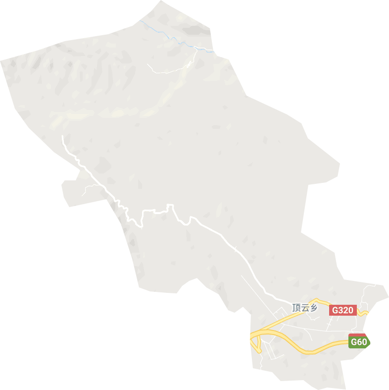 顶云街道电子地图