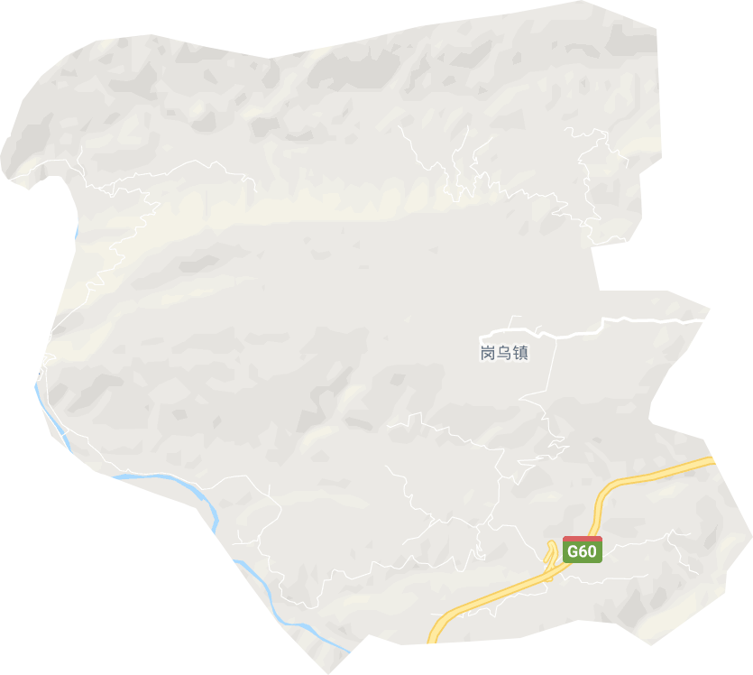 岗乌镇电子地图