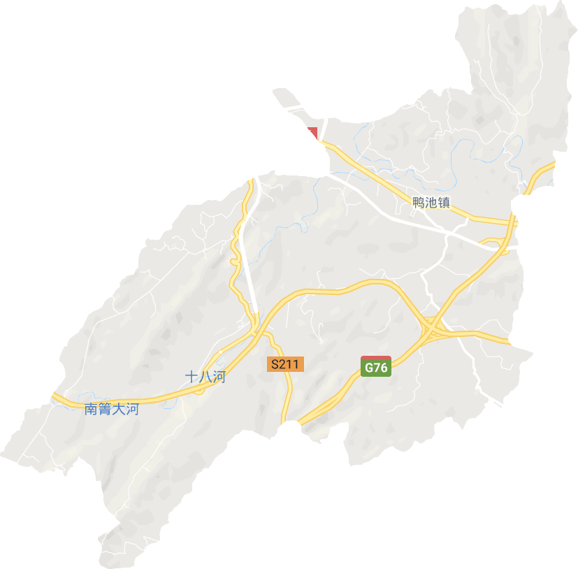 鸭池镇电子地图