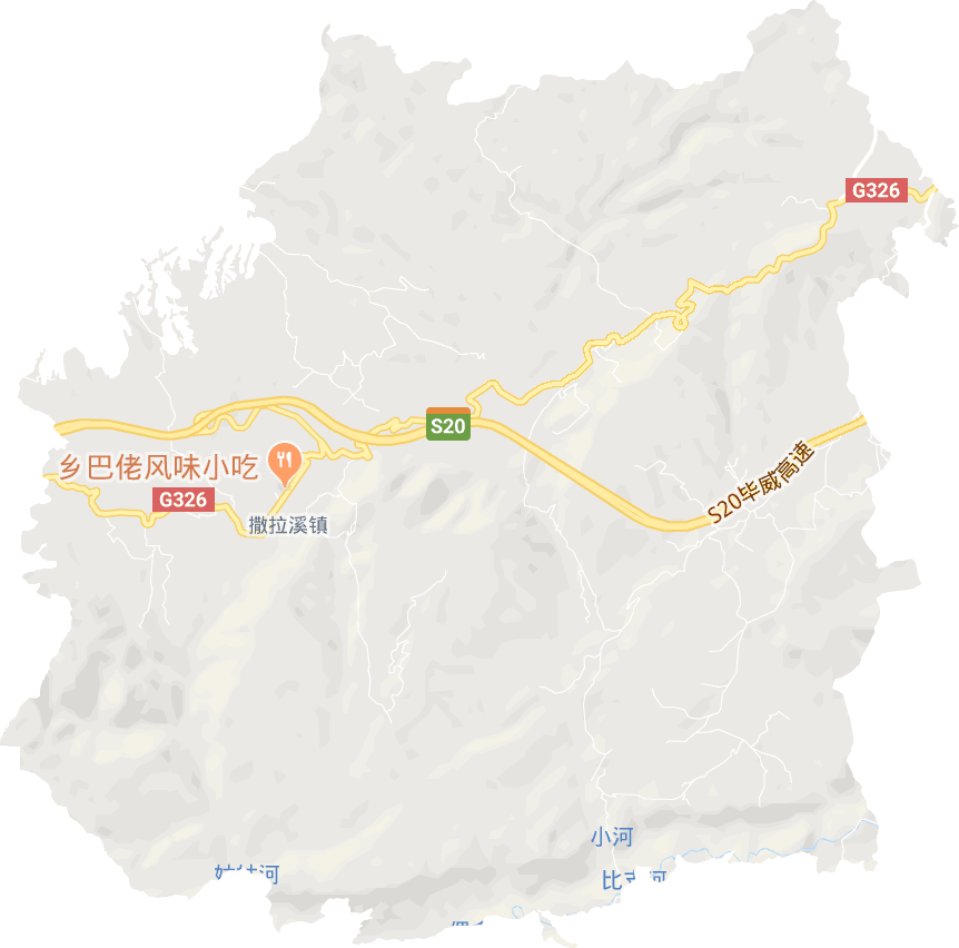 撒拉溪镇电子地图