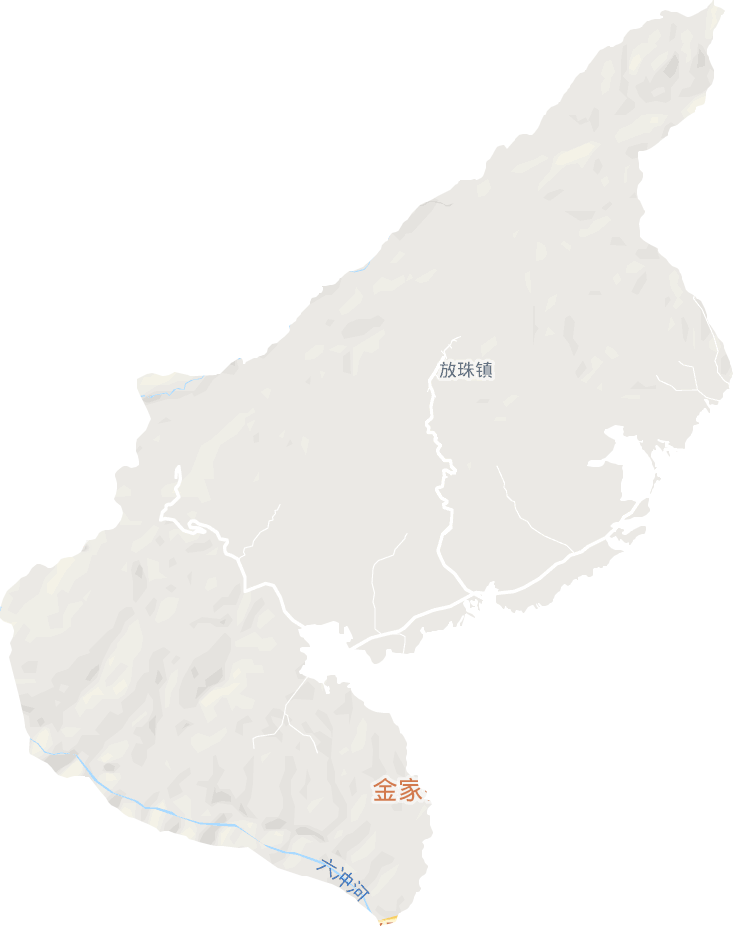 放珠镇电子地图