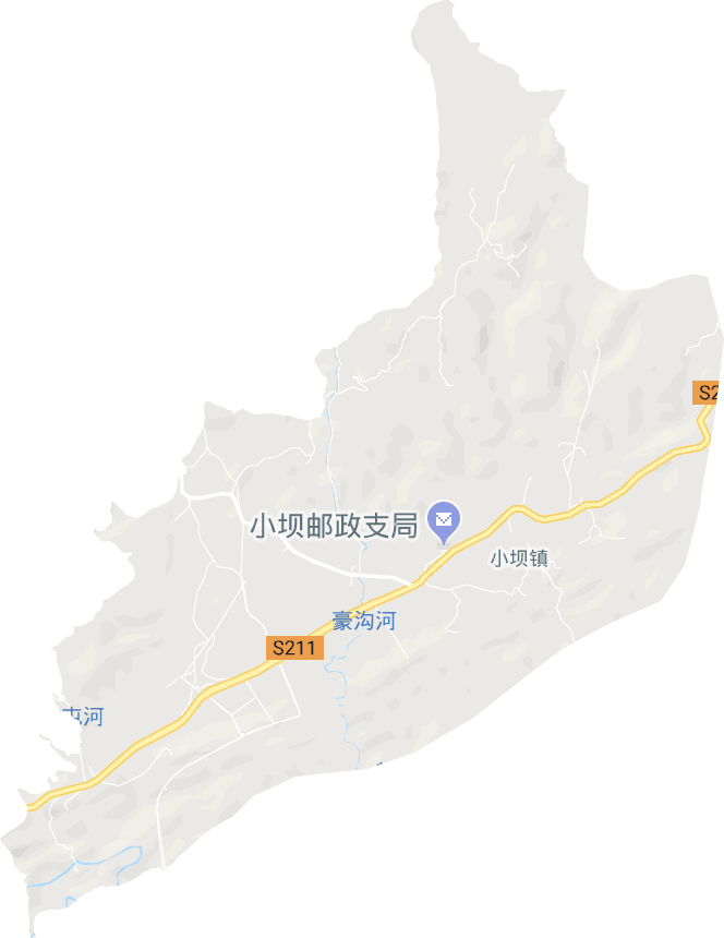 小坝镇电子地图