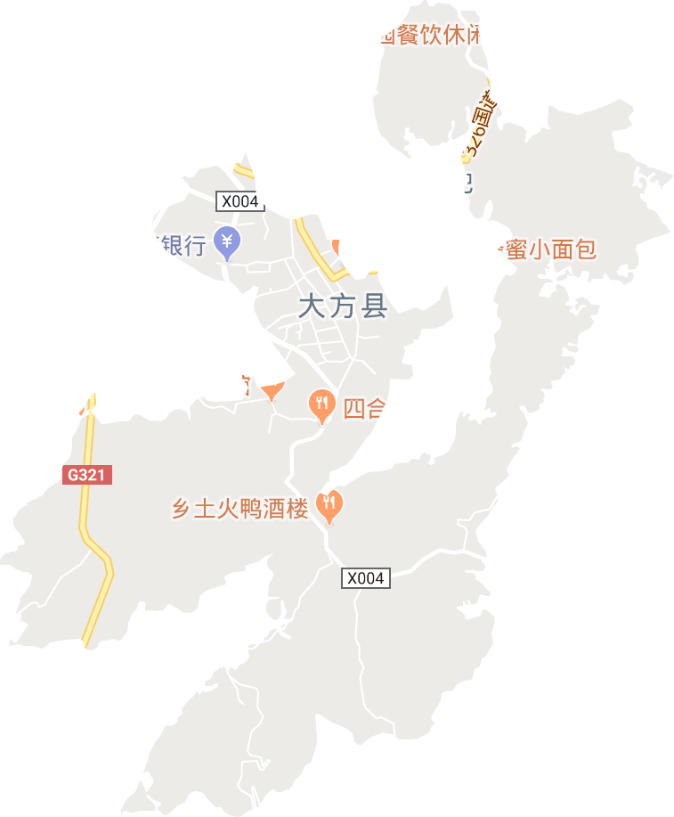 红旗街道电子地图