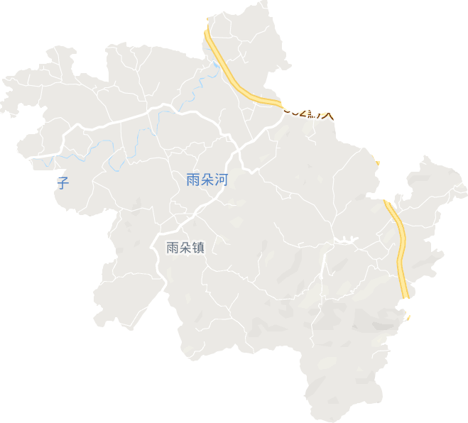 雨朵镇电子地图