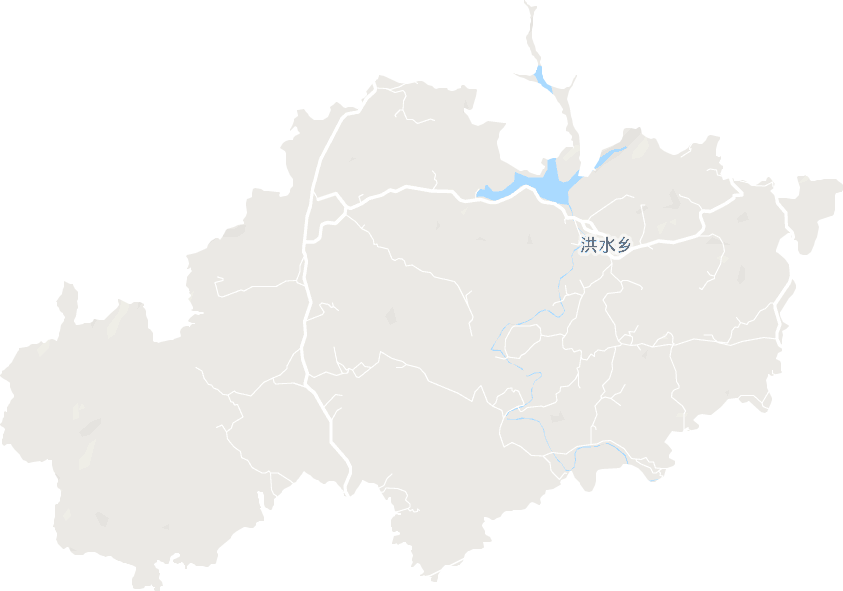 洪水镇电子地图