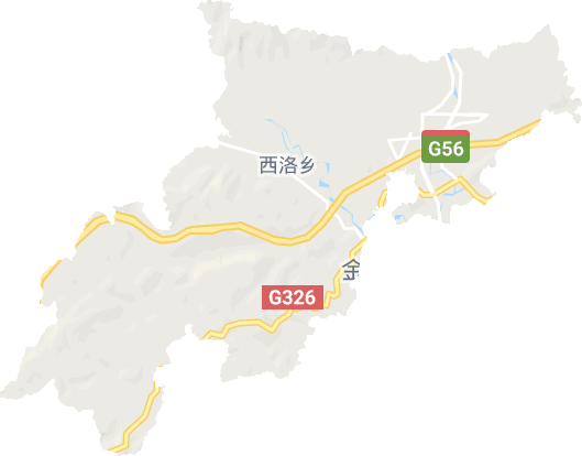西洛街道电子地图