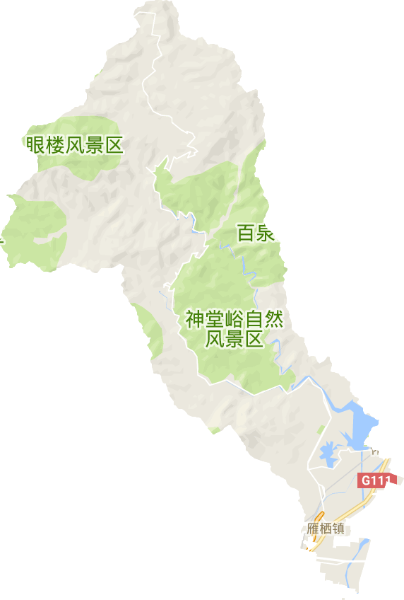 雁栖地区办事处电子地图