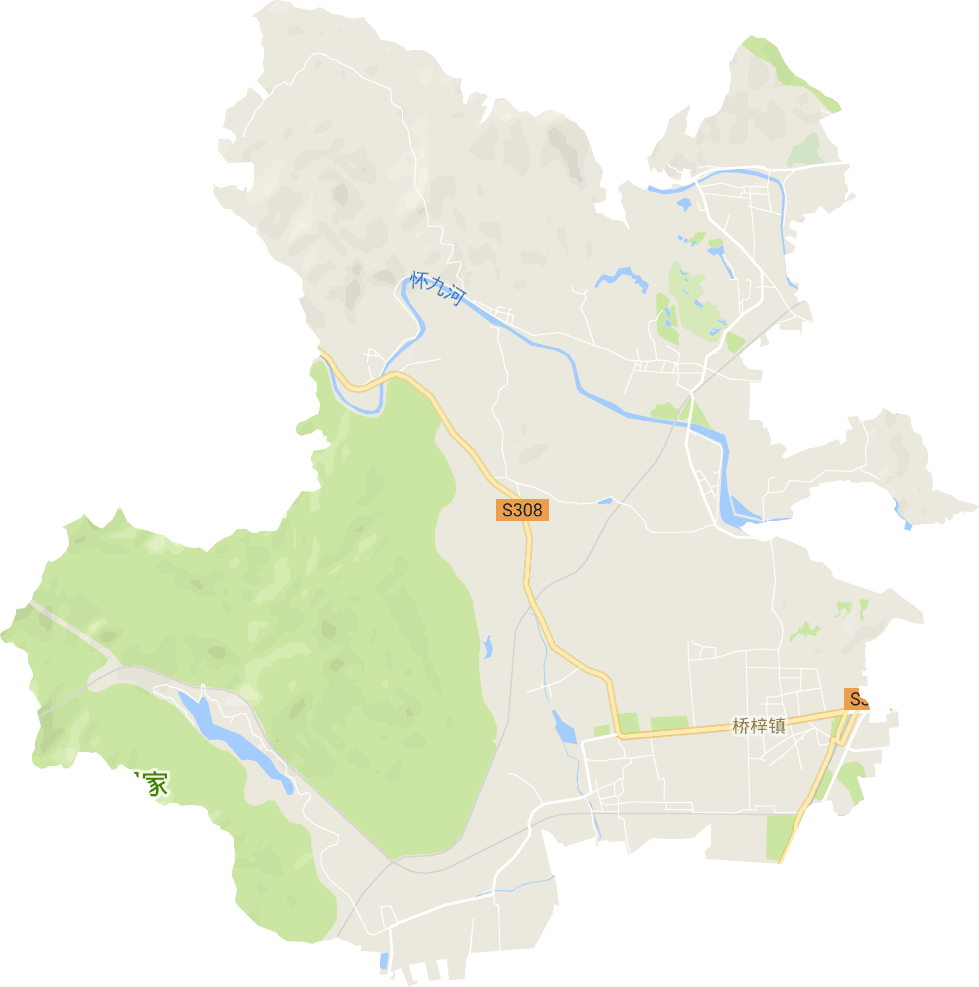桥梓镇电子地图