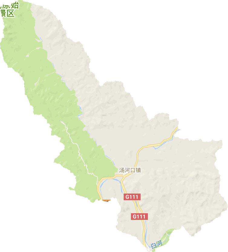 汤河口镇电子地图