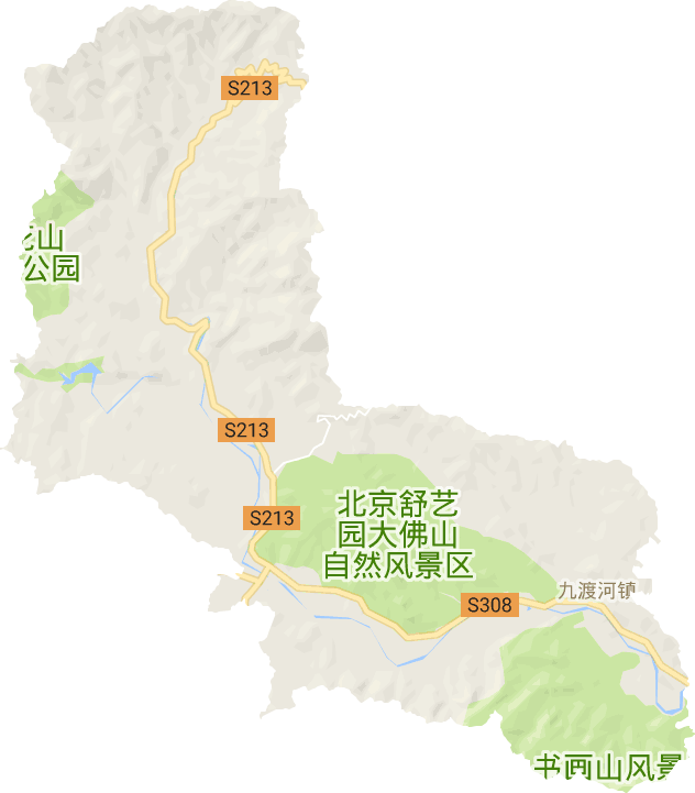 九渡河镇电子地图