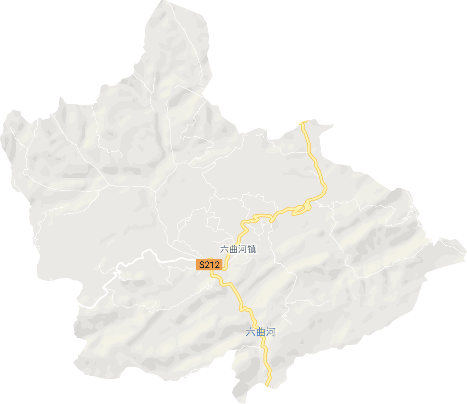 六曲河镇电子地图