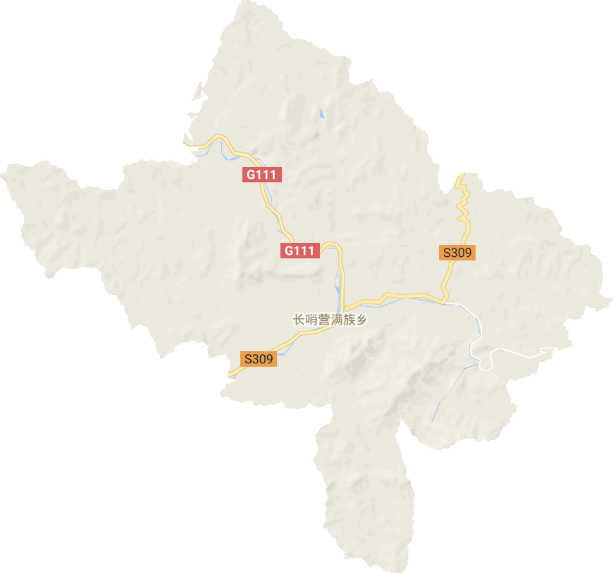 长哨营满族乡电子地图