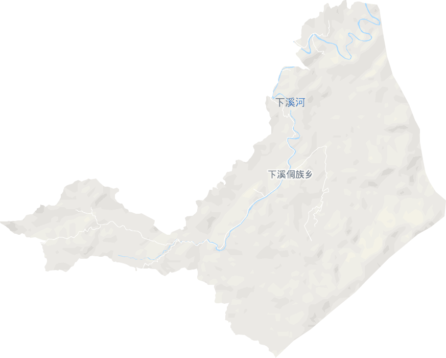 下溪侗族乡电子地图