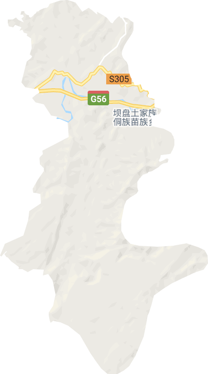 坝盘镇电子地图