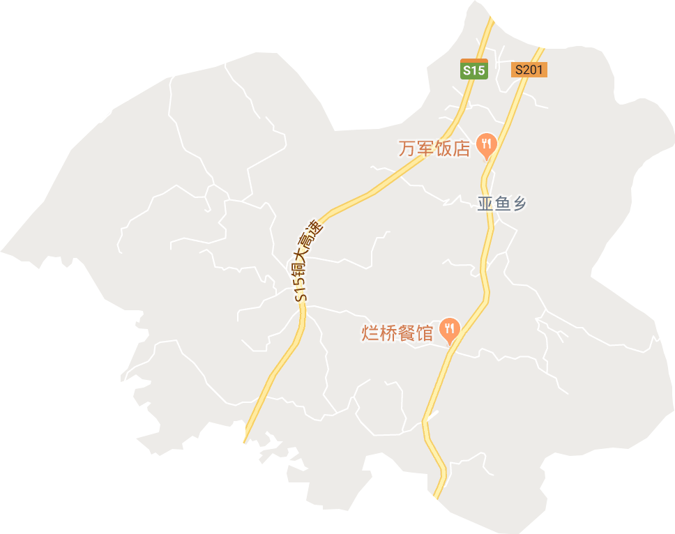 亚鱼乡电子地图