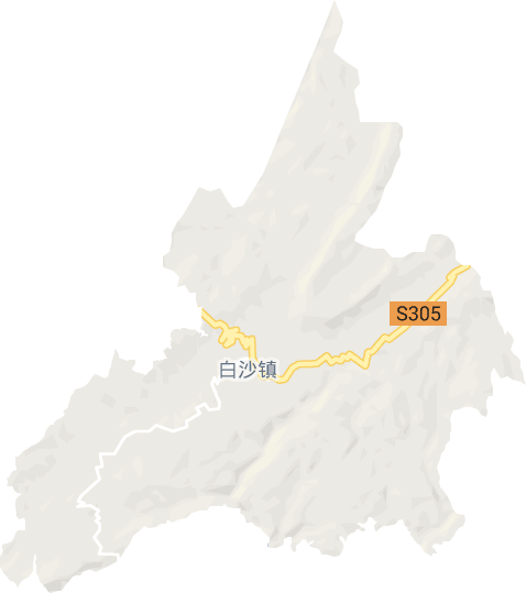 白沙镇电子地图