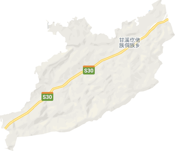 甘溪乡电子地图