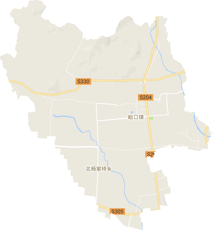 峪口地区办事处电子地图
